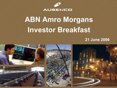 ABN AMRO Morgans Investor Seminar - Ausenco