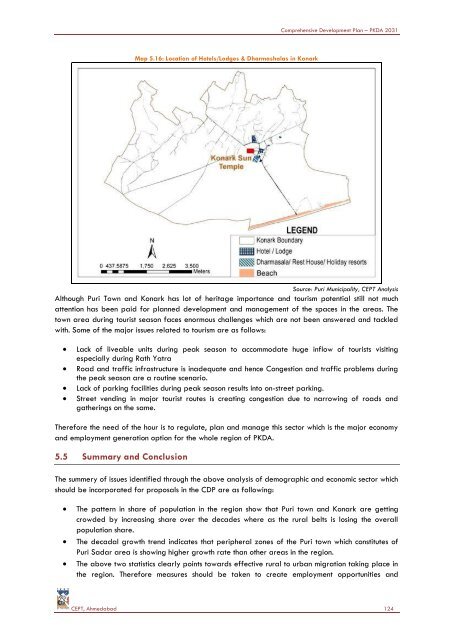 COMPREHENSIVE DEVELOPMENT PLAN - Puri District