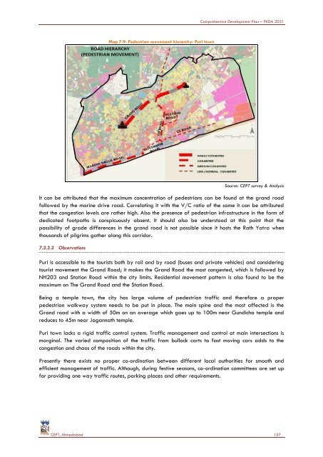 COMPREHENSIVE DEVELOPMENT PLAN - Puri District