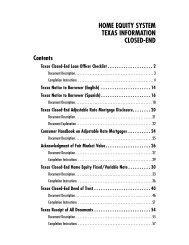 home equity system texas information closed-end - CUNA Mutual ...
