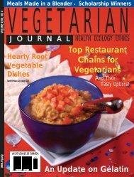 An Update on Gelatin Top Restaurant Chains for Vegetarians