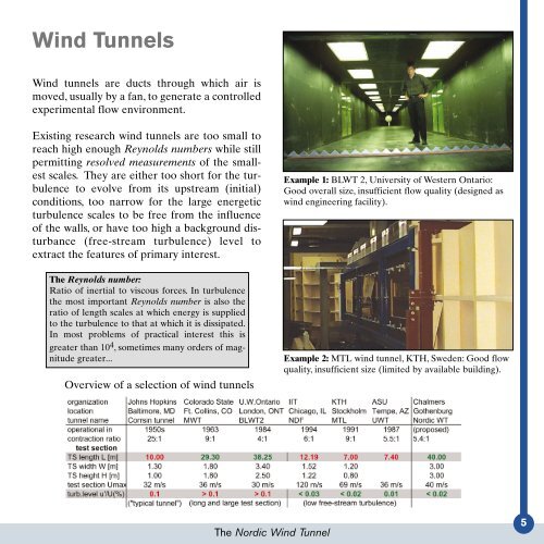 The Nordic Wind Tunnel - Turbulence Online