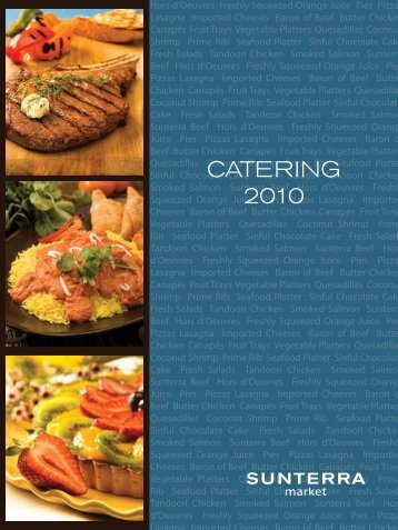 CATERING 2010 - Sunterra Market