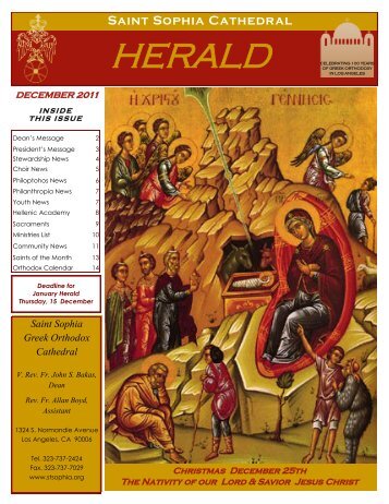 HERALD - Saint Sophia Greek Orthodox Cathedral