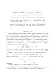 METRICAL THEORY FOR Î±-ROSEN FRACTIONS 1. Introduction ...