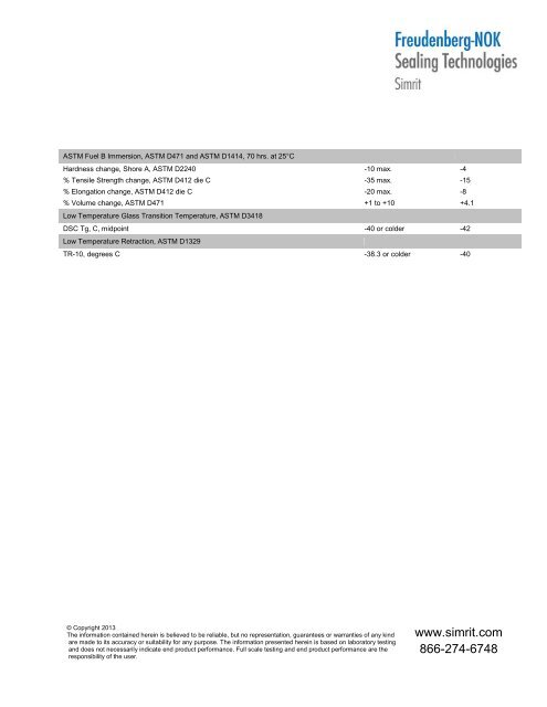 Material Properties_V127 AMS3353 (FKM)x - Simrit