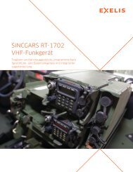 SINCGARS RT-1702 VHF Radio - German - Exelis