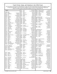 Count Circles, Codes, and Compilers in the 103rd Count - National ...