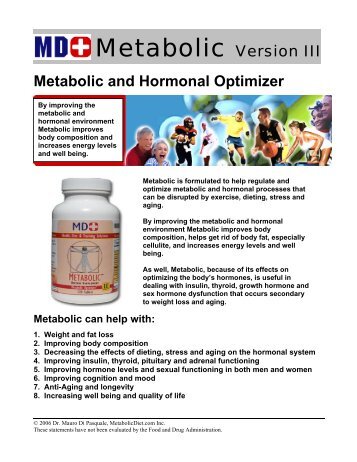 Metabolic Version III - MD+ Store