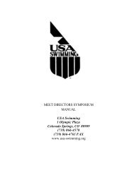 USA Swimming Championship Meet Symposium Manual - Virginia ...