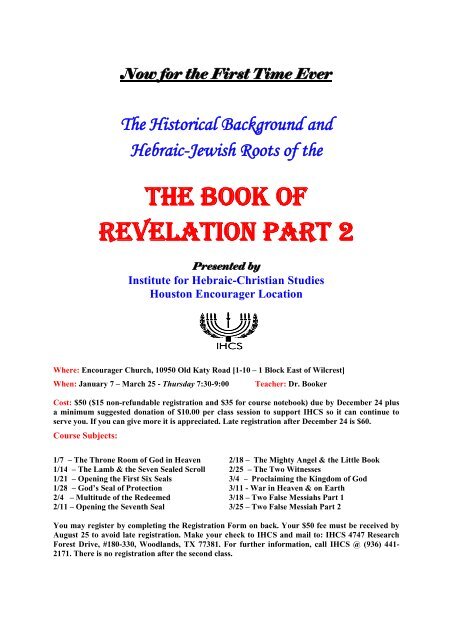 The Book of Revelation Part 2