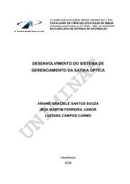 desenvolvimento do sistema de gerenciamento da satika Ã³ptica