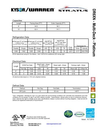 DR6XN - M ulti-Deck - Platinum