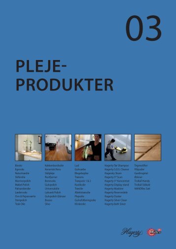 PLEJE- PRODUKTER - C. Flauenskjold A/S