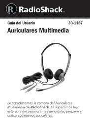 Auriculares Multimedia - Radio Shack