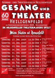 Mien SÃ¼ster ut Rensefeld - und Theaterverein Heiligenfelde