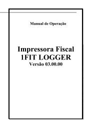 Impressora Fiscal 1FIT LOGGER - Urano