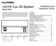 032172a qs install.qxp - Lutron Lighting Installation Specialists