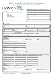 Verbrauchsausweis auf dem Postweg bestellen! (PDF Formular)