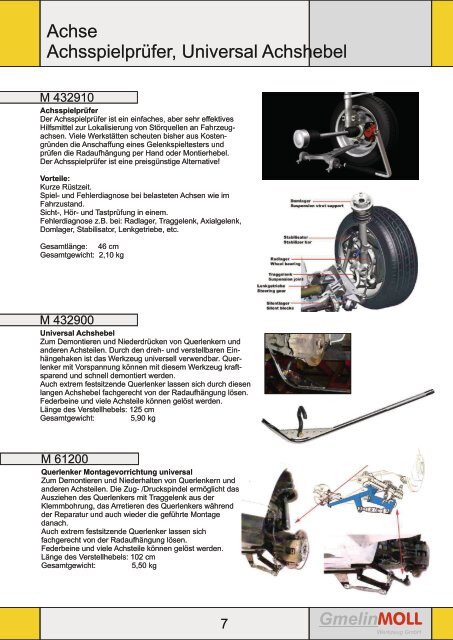 Mechanik Katalog 2012 - Gmelin + Moll Werkzeug GmbH