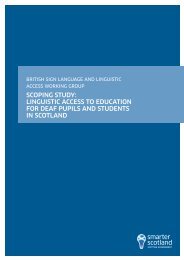 British Sign Language and Linguistic Access Working Group ...