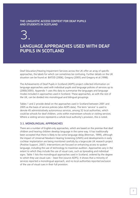 British Sign Language and Linguistic Access Working Group ...