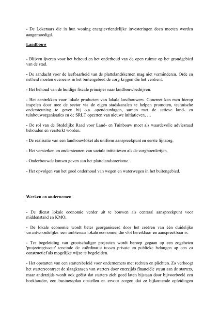 Programma CD&V 2012-2018 Voorwoord 't verschil ... - Lokeren