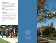 Counseling Center - Syracuse University