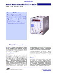 AC Resistance Bridge