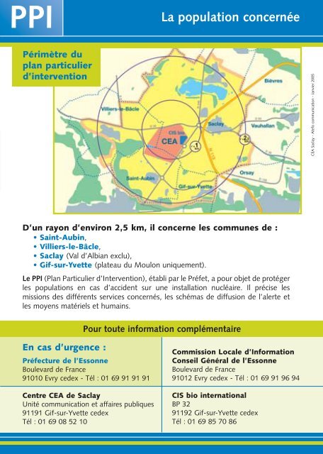 les gestes de précaution et de prévention en cas d ... - CEA Saclay
