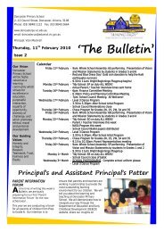 2010 Newsletter 02 (pdf 900KB) - Doncaster Primary School