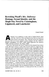 Rewriting Woolf s Mrs. Dalloway: Homage, Sexual ... - Paola Carbone