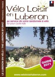 VÃ©lo loisir en Luberon - Un coin Tranquille en Provence L ...