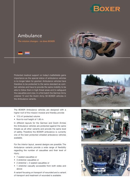 Data Sheet Ambulance Vehicles Artec Boxer Com