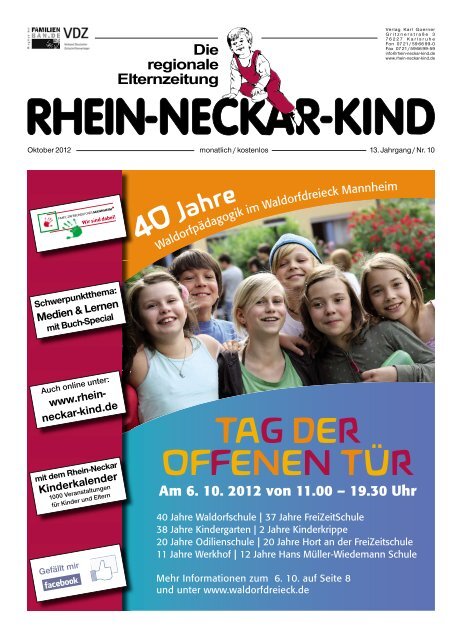 Kinderkalender - Rhein-Neckar-Kind