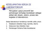 Keselamatan Kerja di Lab