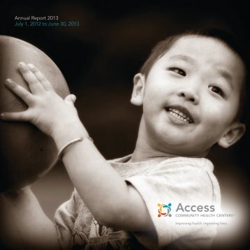 Annual Report 2013 July 1, 2012 to June 30, 2013 - Access ...