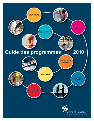 2010 Guide des programmes - Société de sauvetage