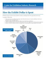 How the Exhibit Dollar is Spent - HIMSS Vendor Center