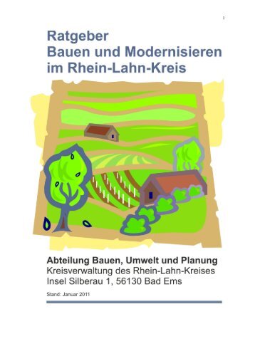 Begrüßung: Die Abteilung Bauen, Planung und ... - Rhein-Lahn-Info