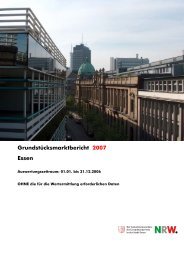 Marktbericht 2007 - Der Gutachterausschuss für Grundstückswerte ...