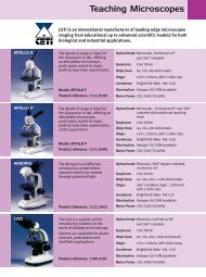 Download CETI Optical Microscope Catalogue - Asistec