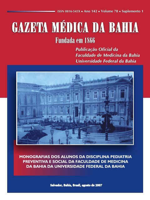 Untitled - Gazeta MÃ©dica da Bahia - Universidade Federal da Bahia