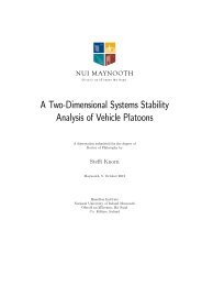 A Two-Dimensional Systems Stability Analysis of ... - Hamilton Institute