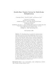 Double-Base Number System for Multi-Scalar Multiplications