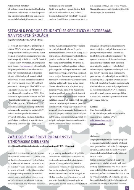 Newsletter 10_final.pdf - Asociace vysokoškolských poradců