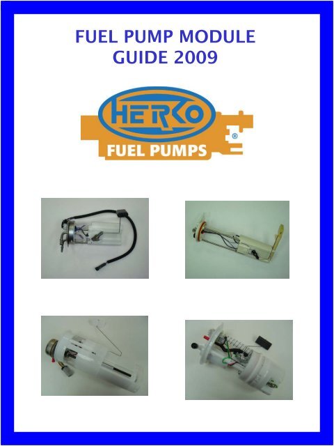 Revised 02/26/09 herko fuel system - All World, Inc.