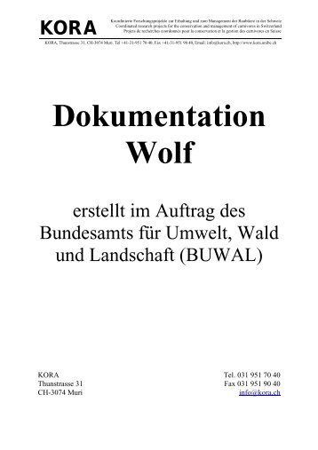 Dokumentation Wolf