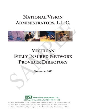 NVA Participating Vision Provider Directory - Port Huron Area Schools