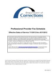 Professional Provider Fee Schedule - Washington Department of ...